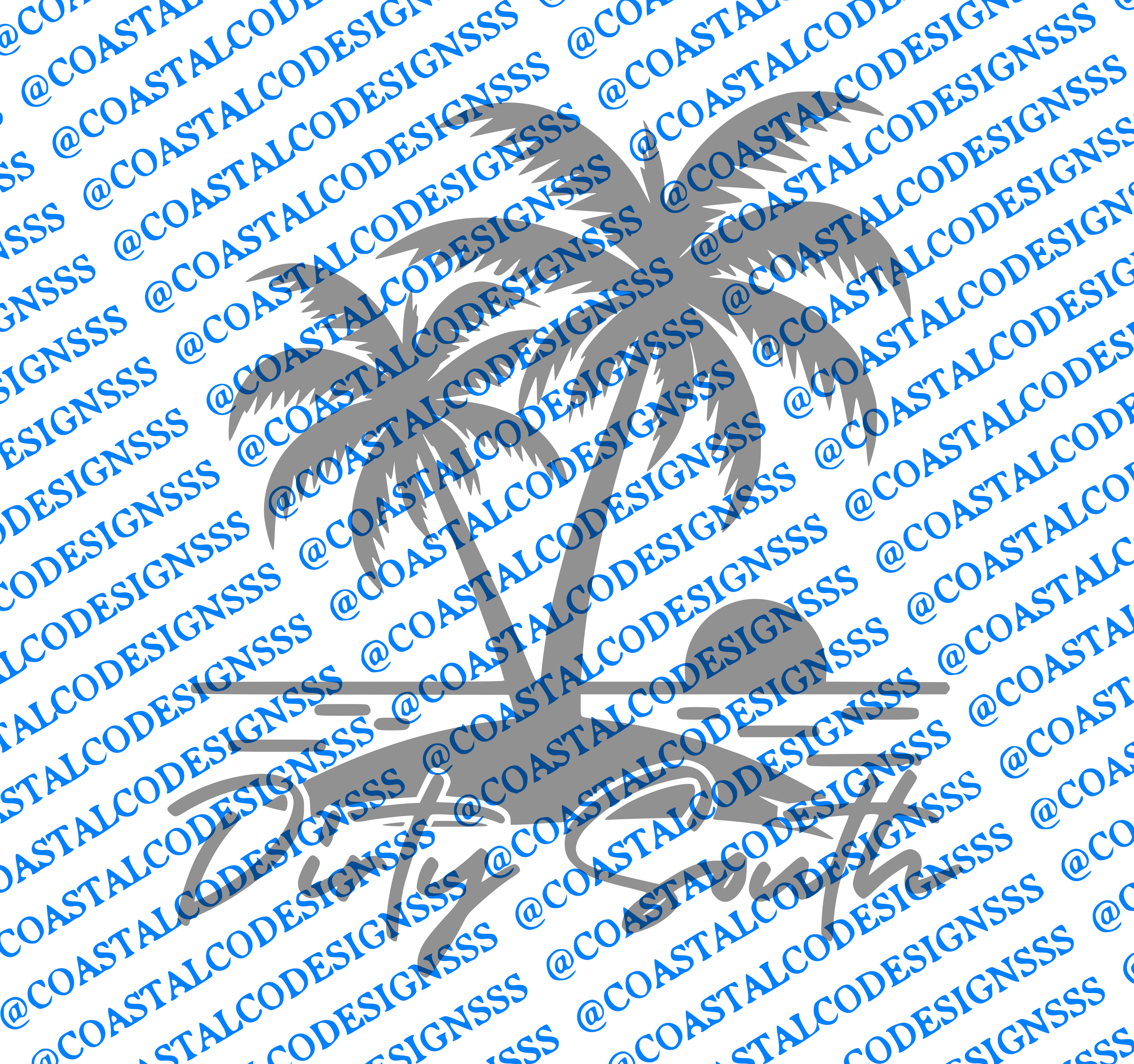 DIRTY SOUTH PALMS DECAL