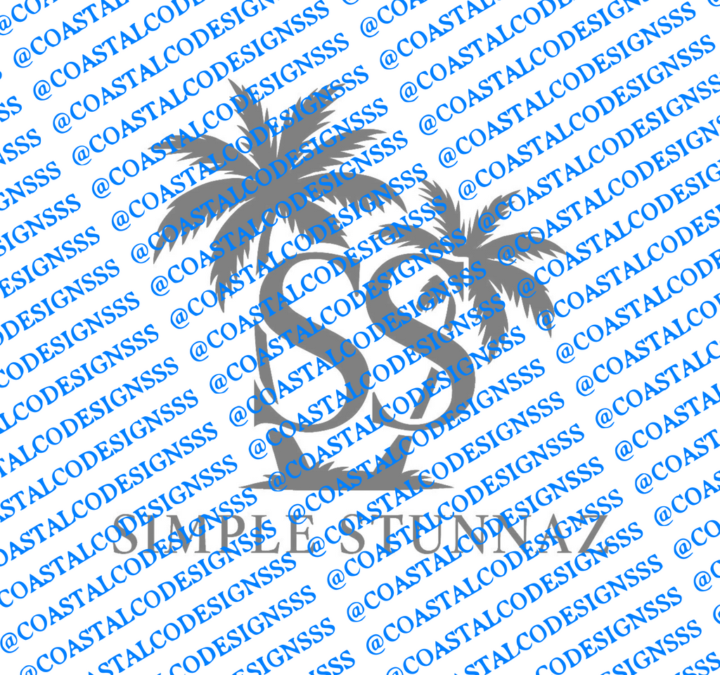 SIMPLE STUNNAZ SS PALM DECAL