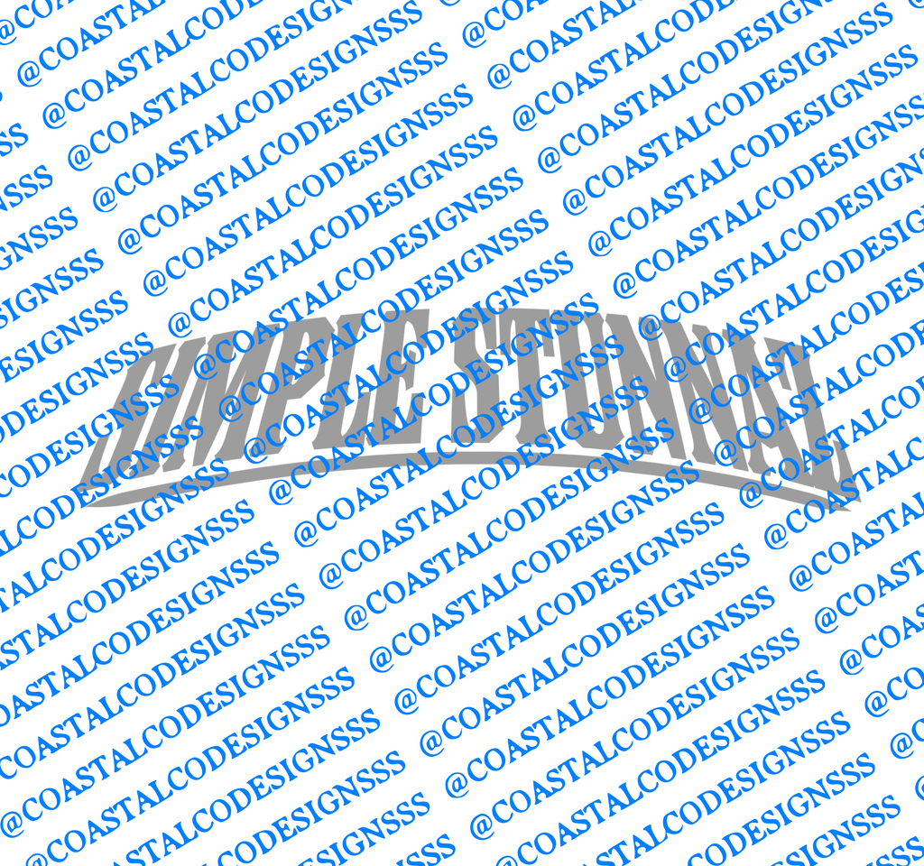 SIMPLE STUNNAZ BANNER DECAL