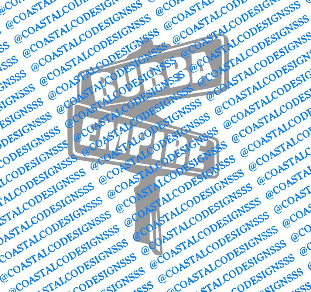 BUBBA EMPIRE STREET SIGN DECAL