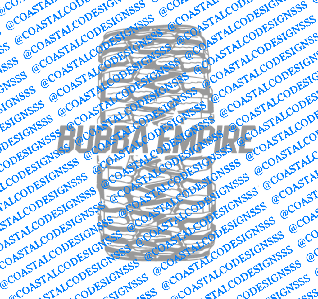 BUBBA EMPIRE TIRE DECAL
