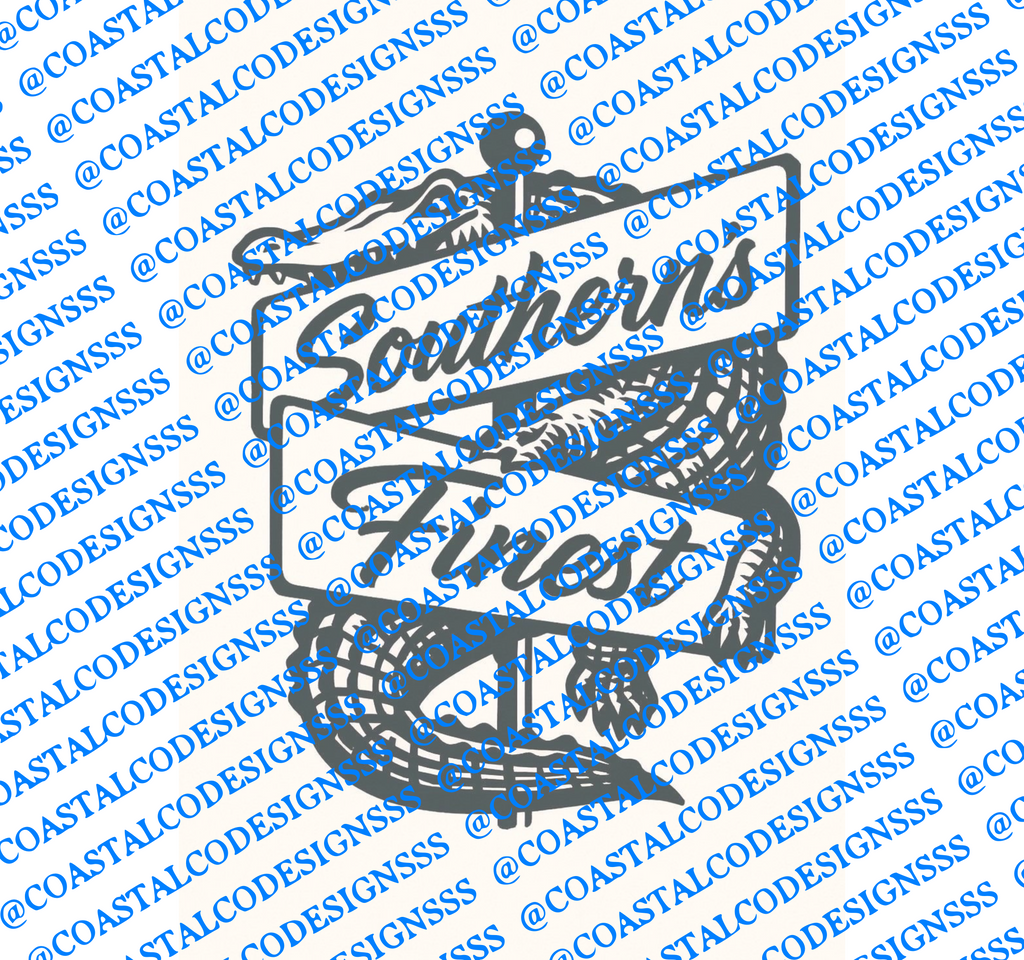 SOUTHERN'S FINEST STREET SIGN (GATOR) DECAL