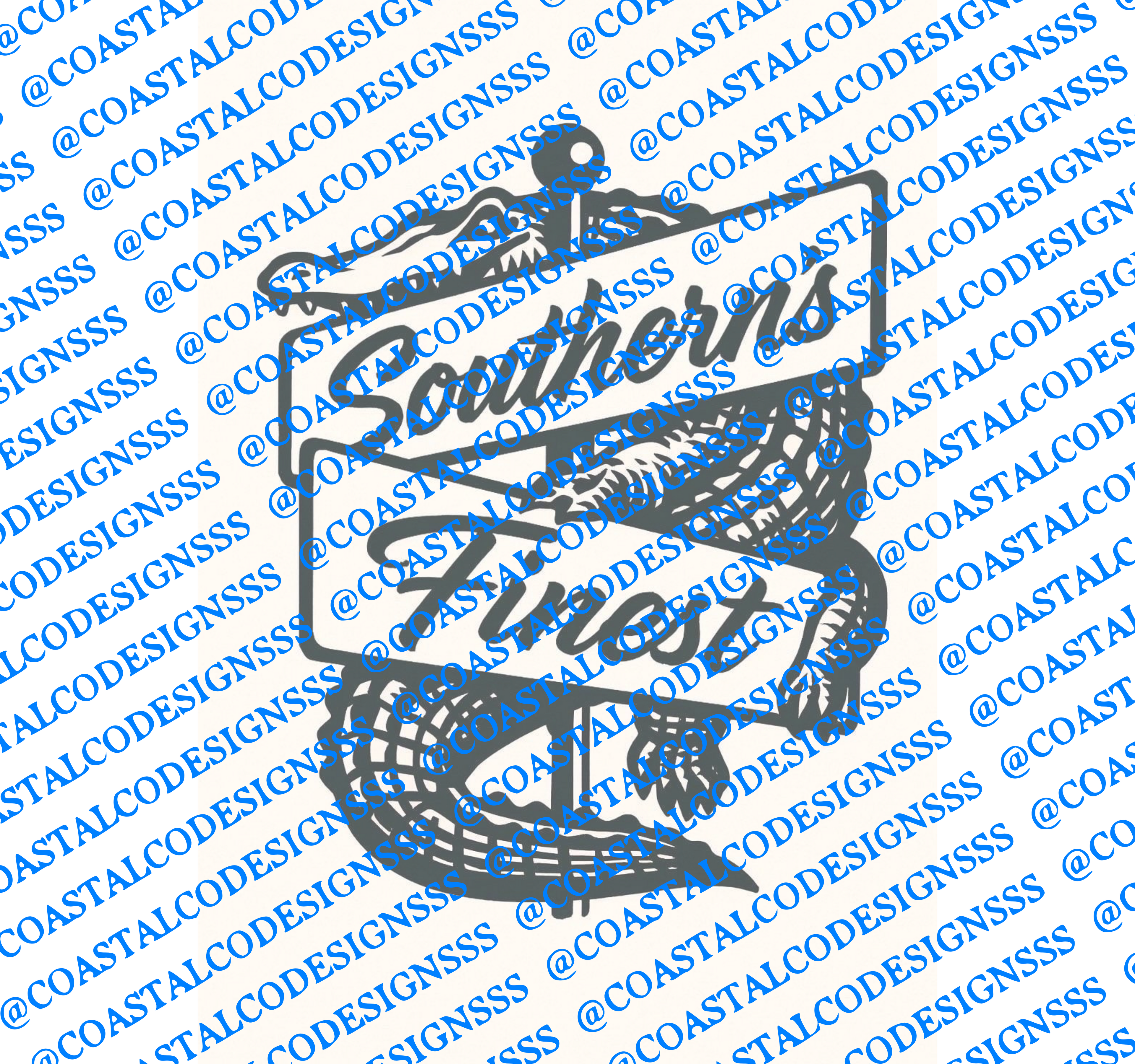 SOUTHERN'S FINEST STREET SIGN (GATOR) DECAL