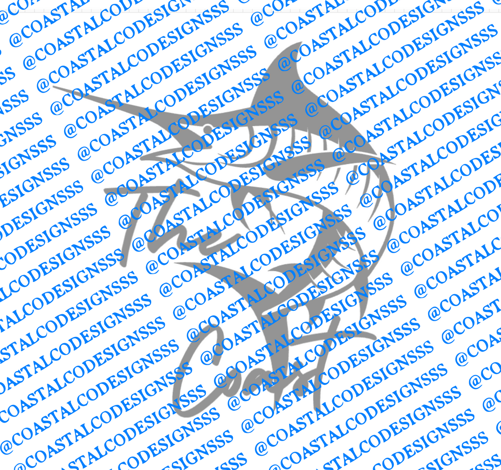 THE COAST FISH DECAL