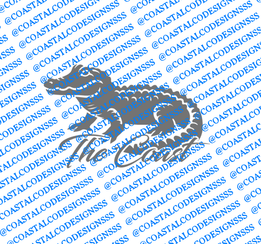 THE COAST GATOR DECAL