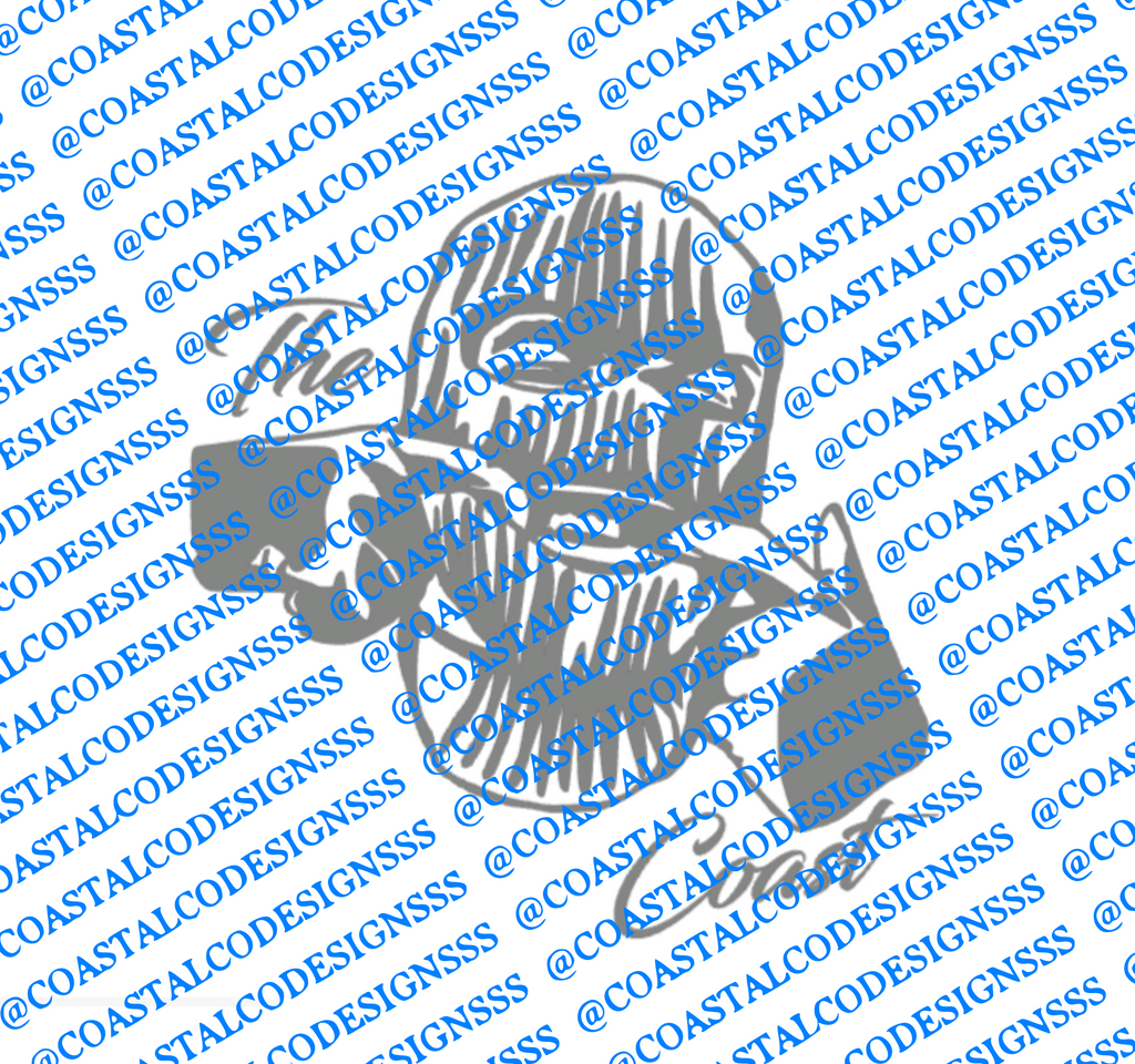 THE COAST SKI MASK DECAL