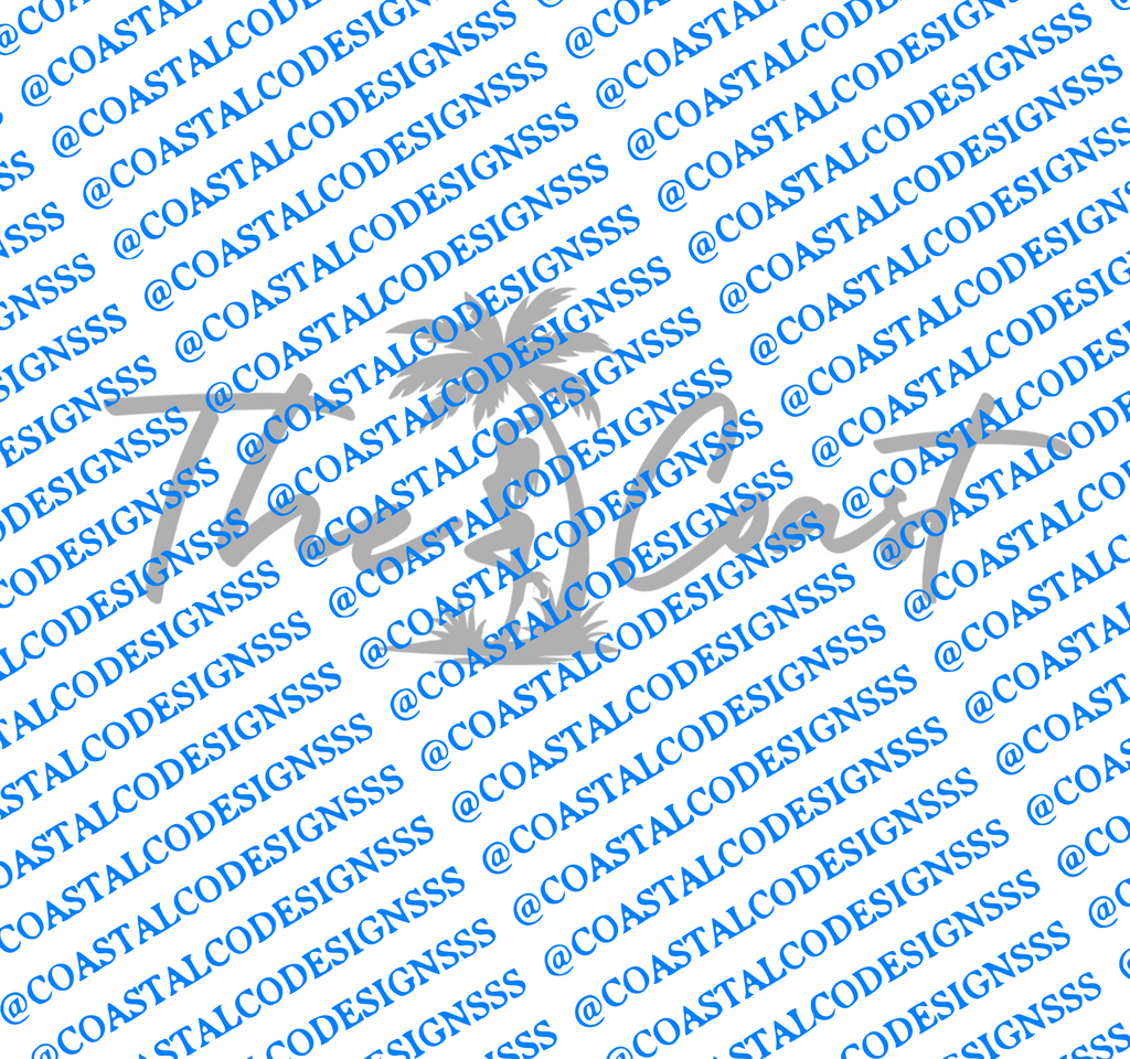 THE COAST TEXT 2 DECAL