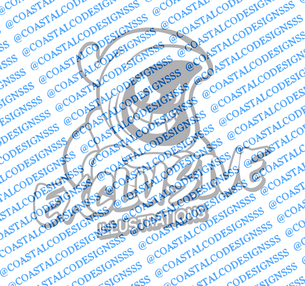 EXCLUSIVE ILLUSTRATIONS DECAL