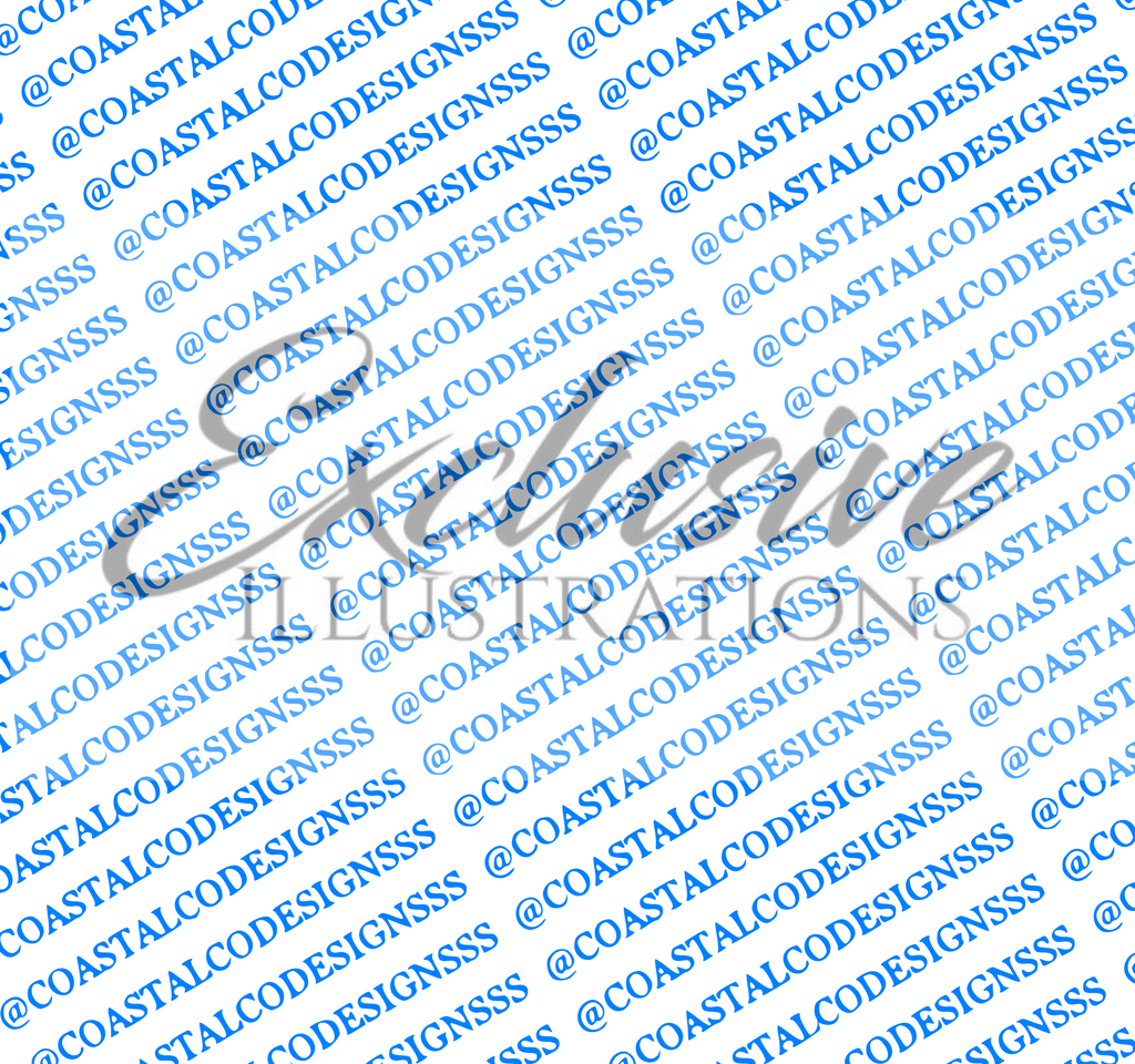 EXCLUSIVE ILLUSTRATIONS SCRIPT DECAL