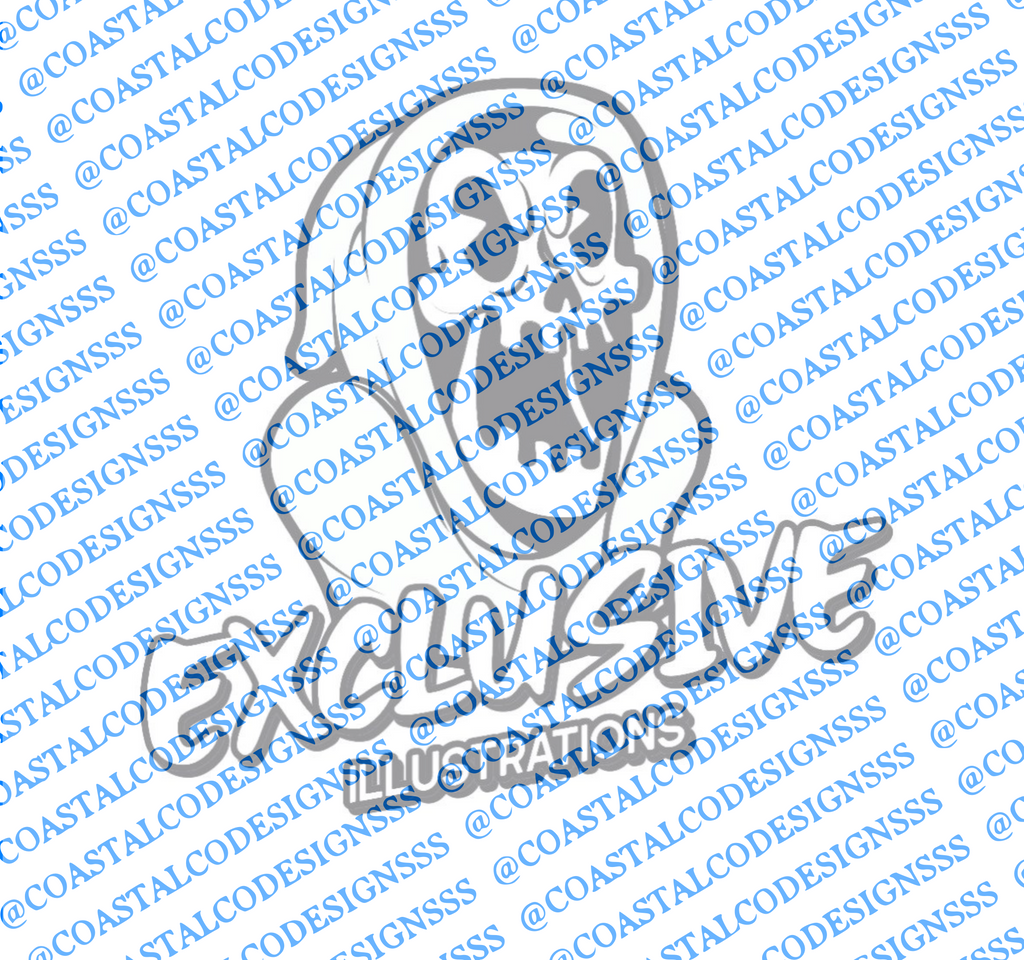 EXCLUSIVE ILLUSTRATIONS  DECAL