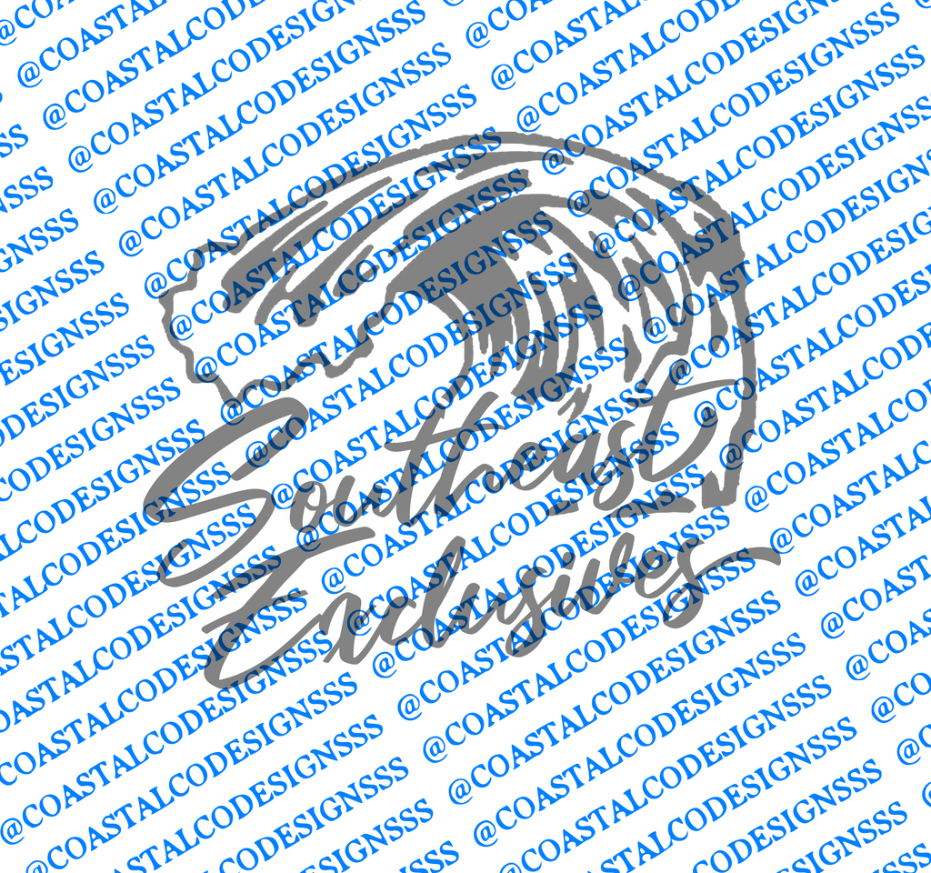 SOUTHEAST EXCLUSIVES DECAL LOGO 5 WAVE