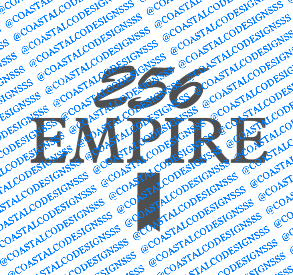 256 EMPIRE BEER LOGO DECAL