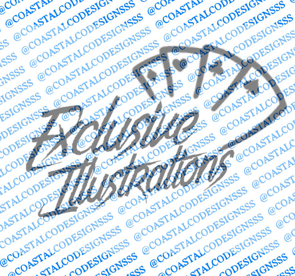 EXCLUSIVE ILLUSTRATIONS CARD DECAL