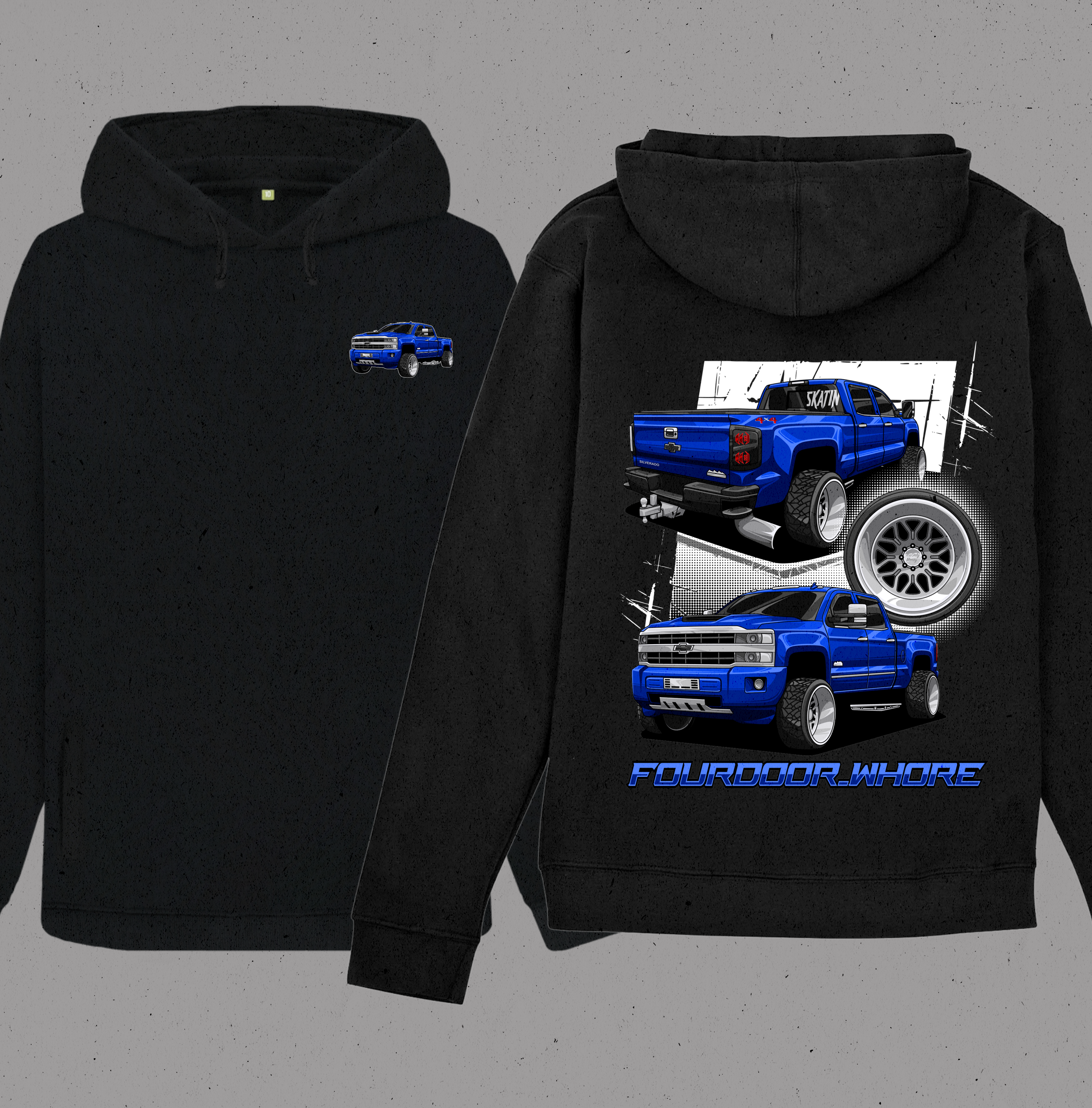 FOURDOOR_WHORE HOODIE