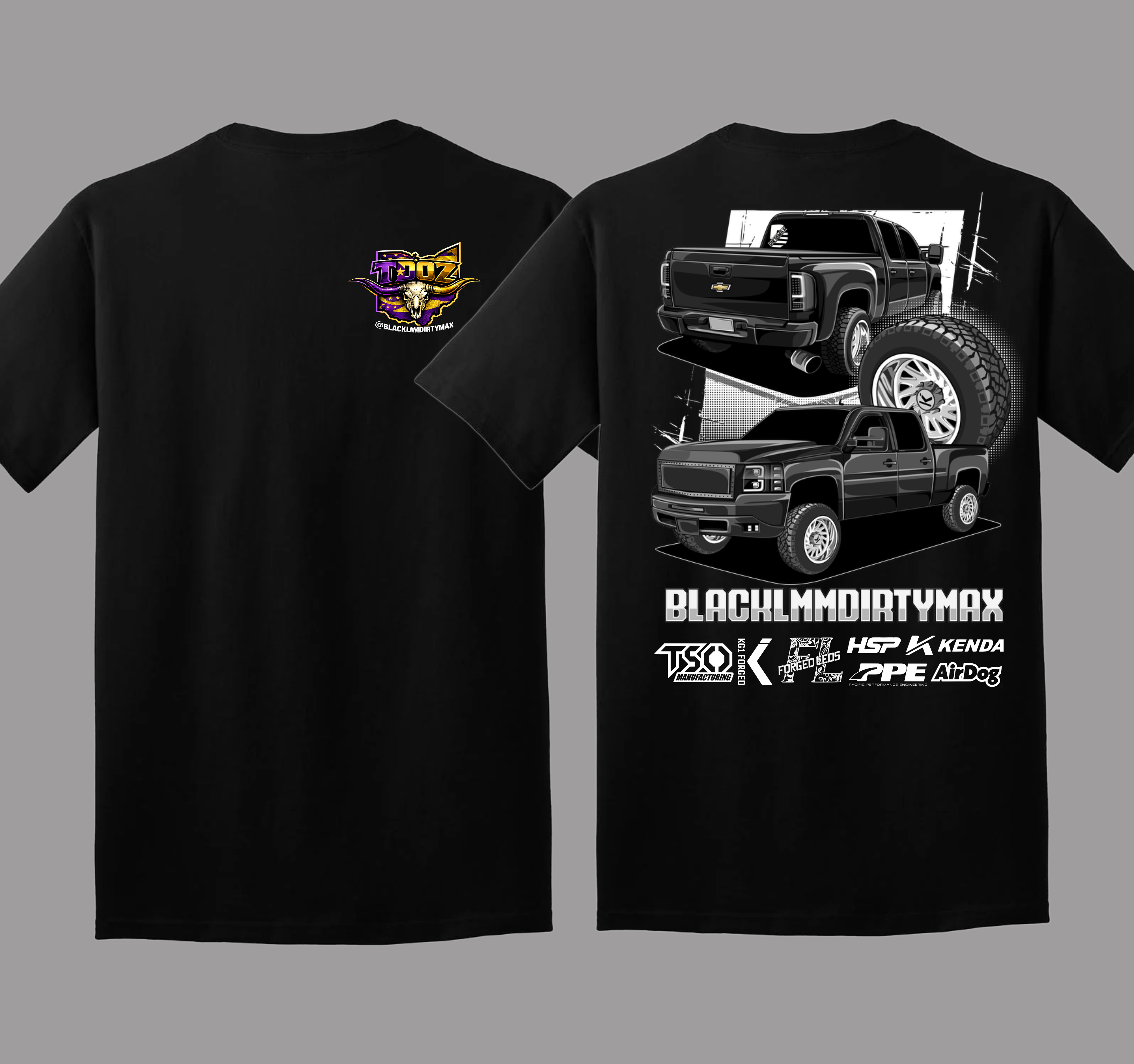 BLACKLMDIRTYMAX T-SHIRT