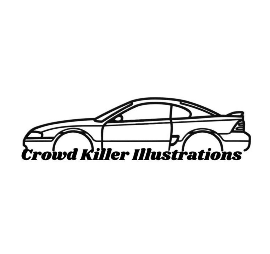CROWD KILLER ILLUSTRATIONS sn95 DECAL