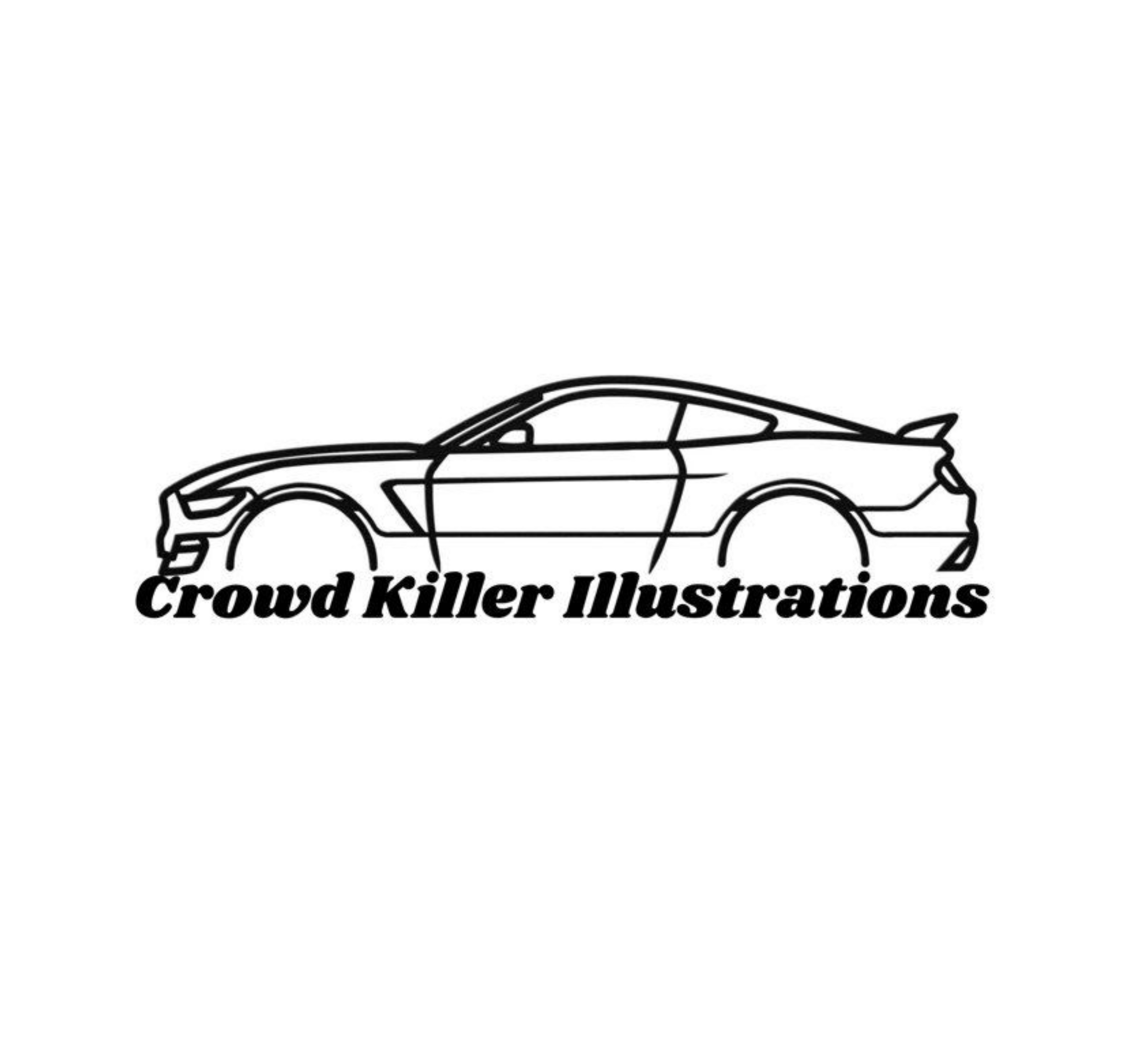 CROWD KILLER ILLUSTRATIONS s550 gt500 DECAL