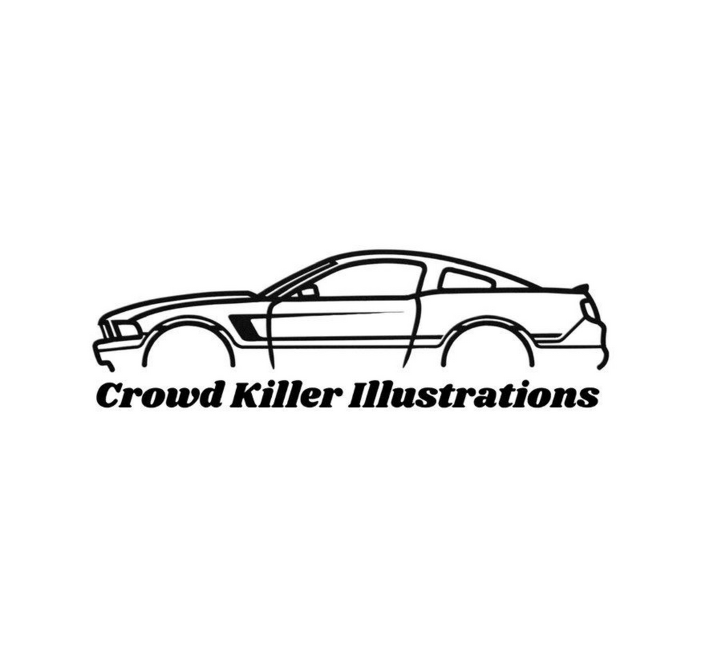 CROWD KILLER ILLUSTRATIONS s197 DECAL
